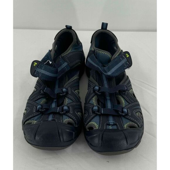 Merrell Navy Green Closed Toe Adjustable Straps Sport Sandals Size 4W Unisex - Picture 1 of 6